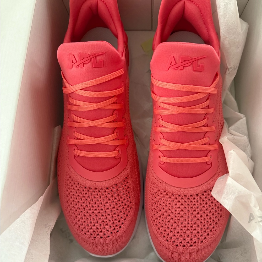 APL Fire Coral Athletic Shoes with Streamlined Silhouette